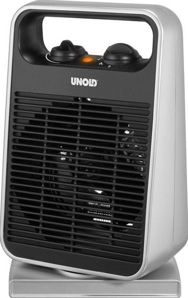 Электрический вентиляторный нагреватель Unold 86116 Черный, Серебристый 2000 Вт