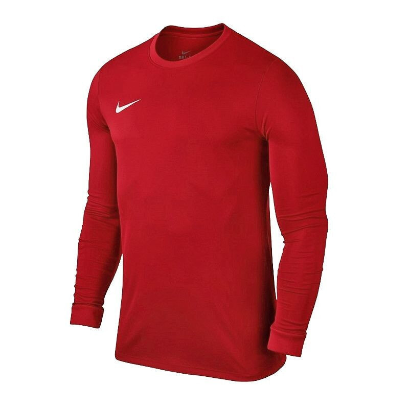 Мужской спортивный лонгслив с длинным рукавом красный с логотипом  Nike Park VII M BV6706-657