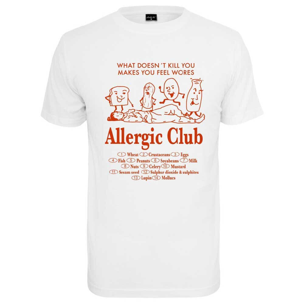 MISTER TEE Allergic Club Short Sleeve T-Shirt