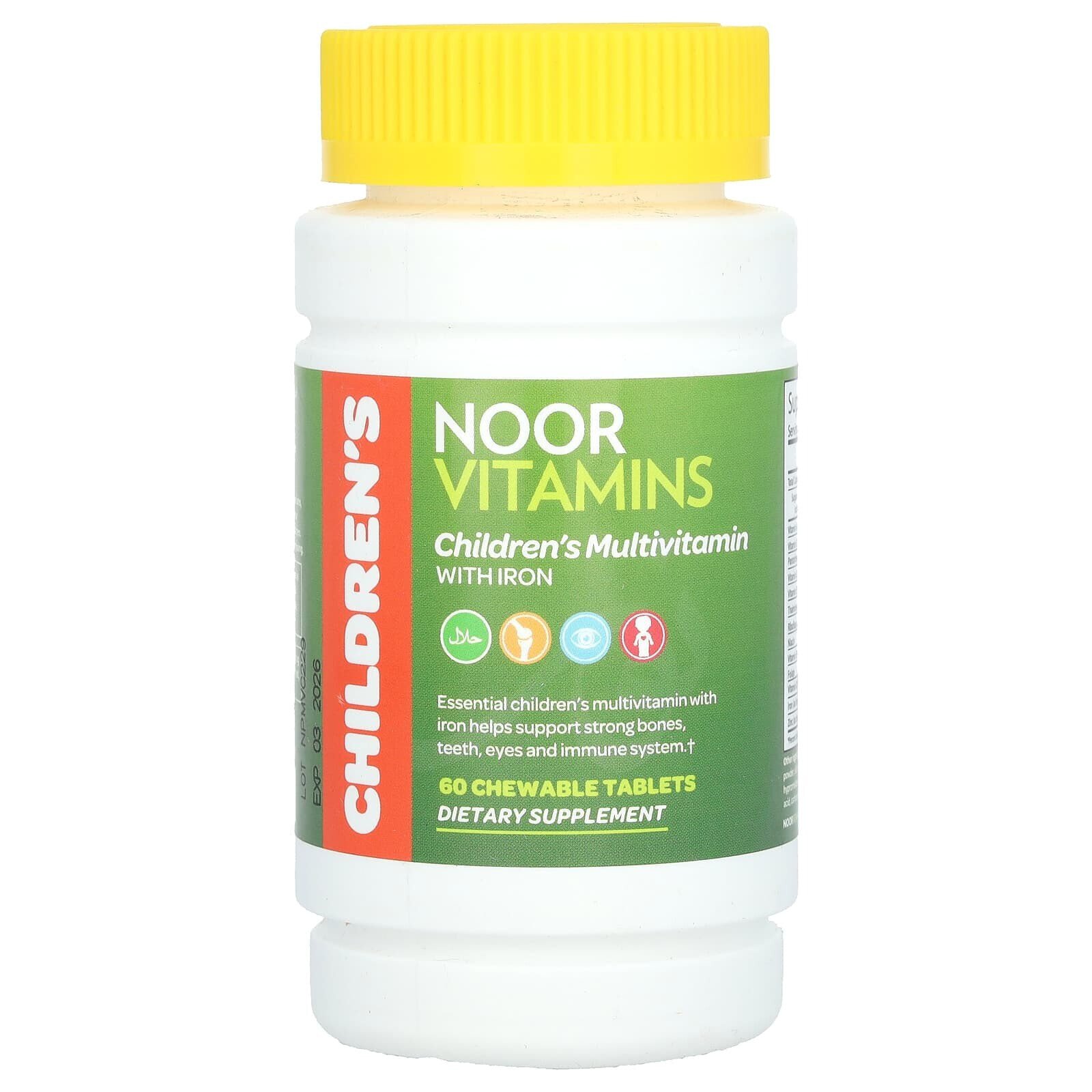 Children's Multivitamin with Iron , 60 Chewable Tablets