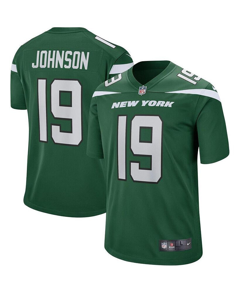 Nike men's Keyshawn Johnson Gotham Green New York Jets Game Retired Player Jersey