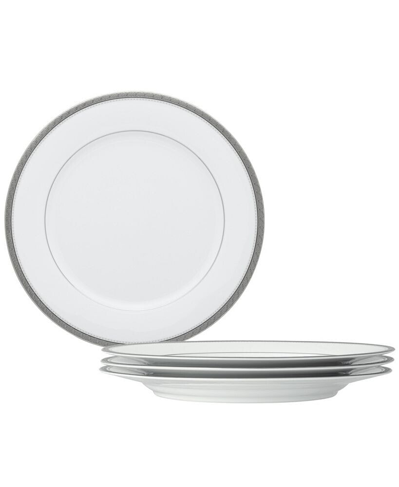 Noritake charlotta Platinum 4 Piece 10.5