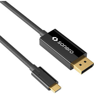 sonero X-UCC020 2 m DisplayPort USB Type-C Черный X-UCC020-020