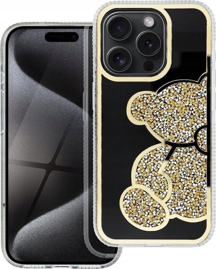 OEM Futerał TEDDY BEAR do IPHONE 13 MINI złoty