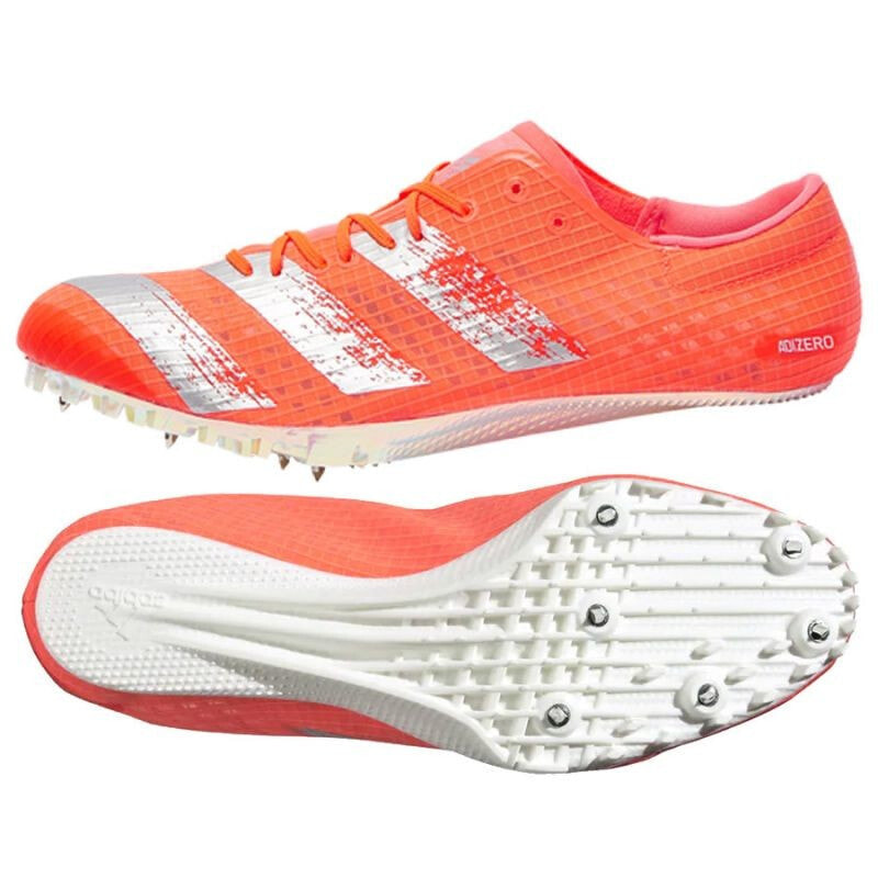 Мужские футбольные бутсы оранжевые сороконожки для зала и искусственного газона Adidas Adizero Finesse Spikes M EE4598 running shoes