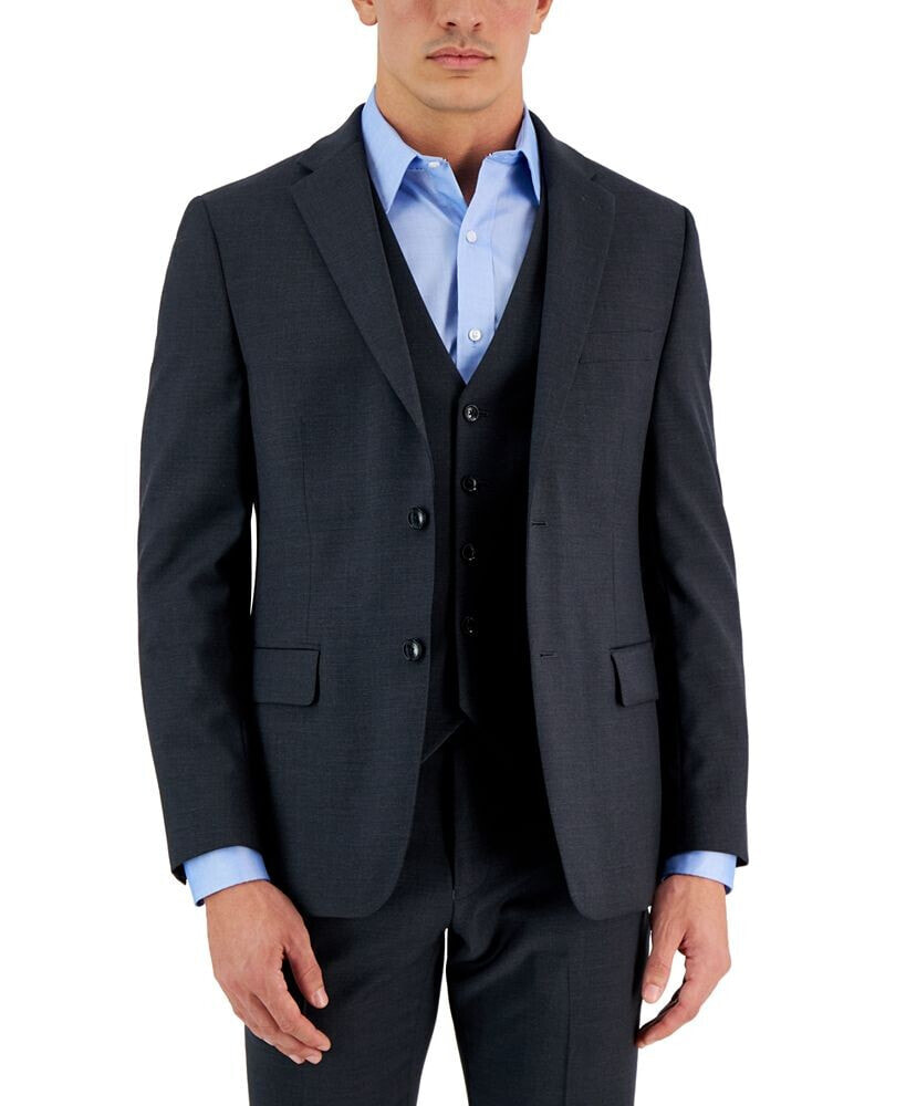 Tommy Hilfiger men's Modern-Fit TH Flex Stretch Solid Suit Jacket