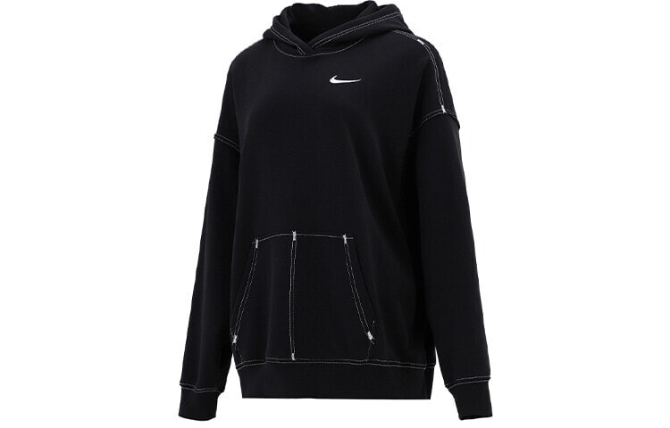 Nike NSW Swoosh Oversize Pullover Hoodie Black