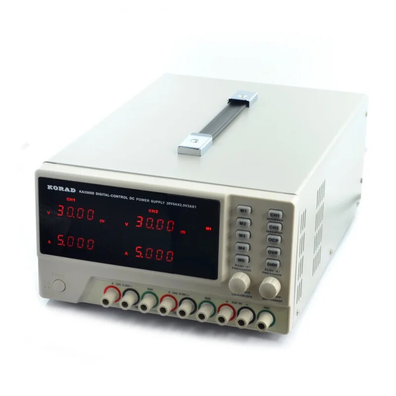 Laboratory power supply 3in1 Korad KA3305D 2x 0-30V/0-5A + 1x 5V/3A