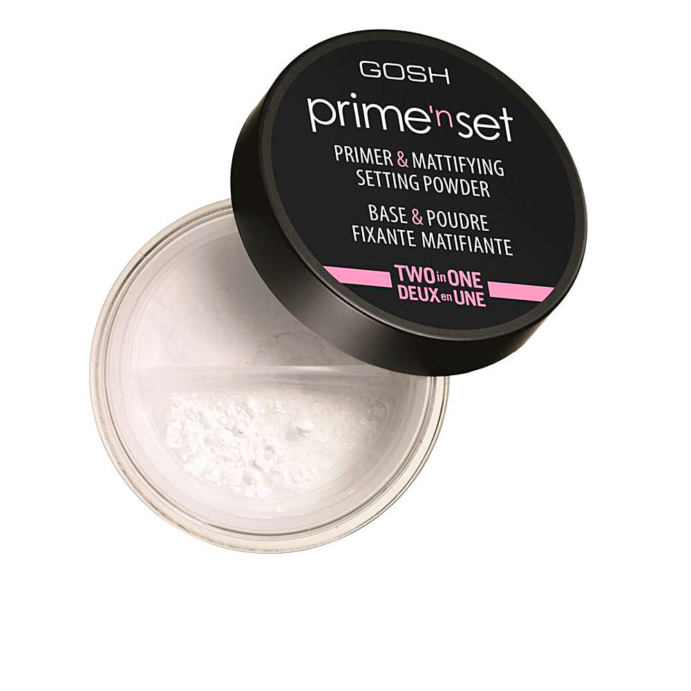 Gosh Velvet Touch Prime'n Set 2-in-1 Transparent Powder Рассыпчатая прозрачная пудра для фиксации макияжа 7 г
