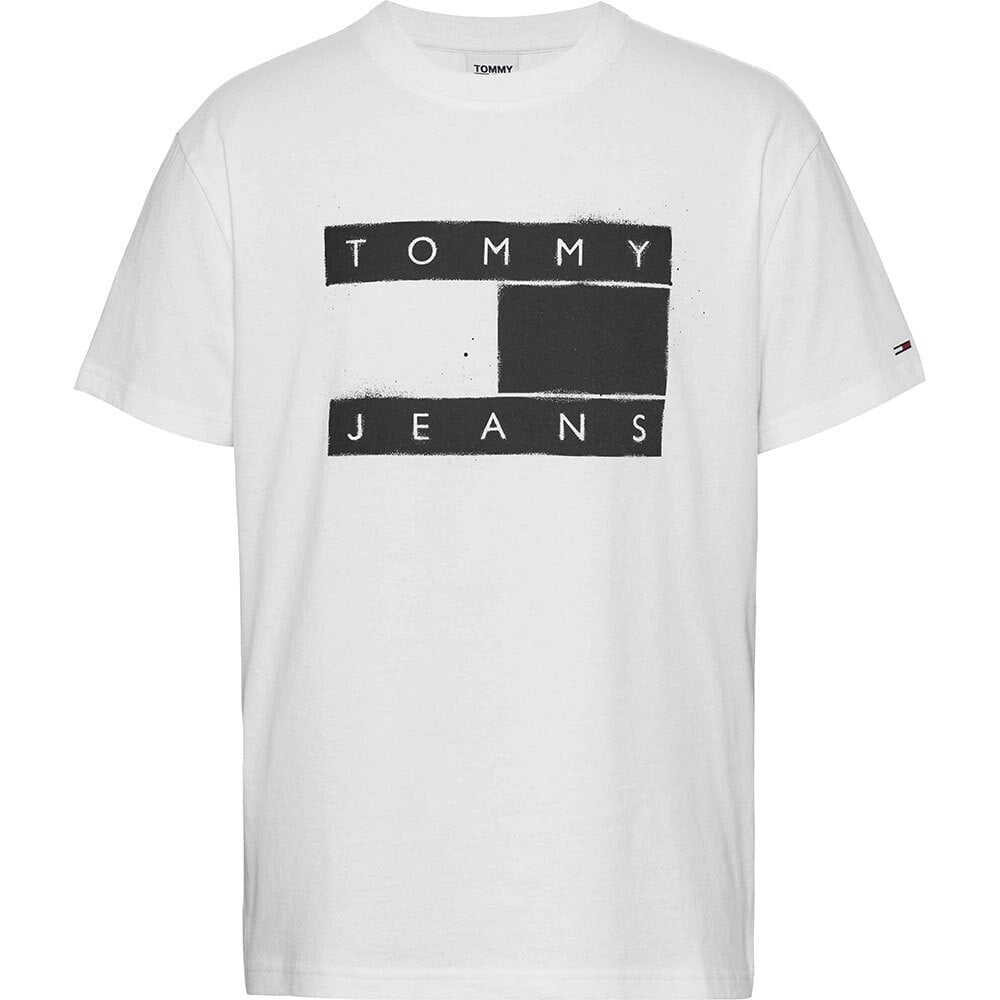 TOMMY JEANS Classic Spray Flag Short Sleeve T-Shirt