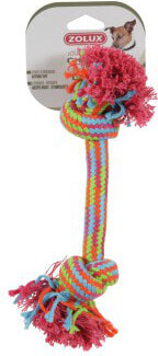 Zolux Rope toy, 2 knots, colored, 30 cm