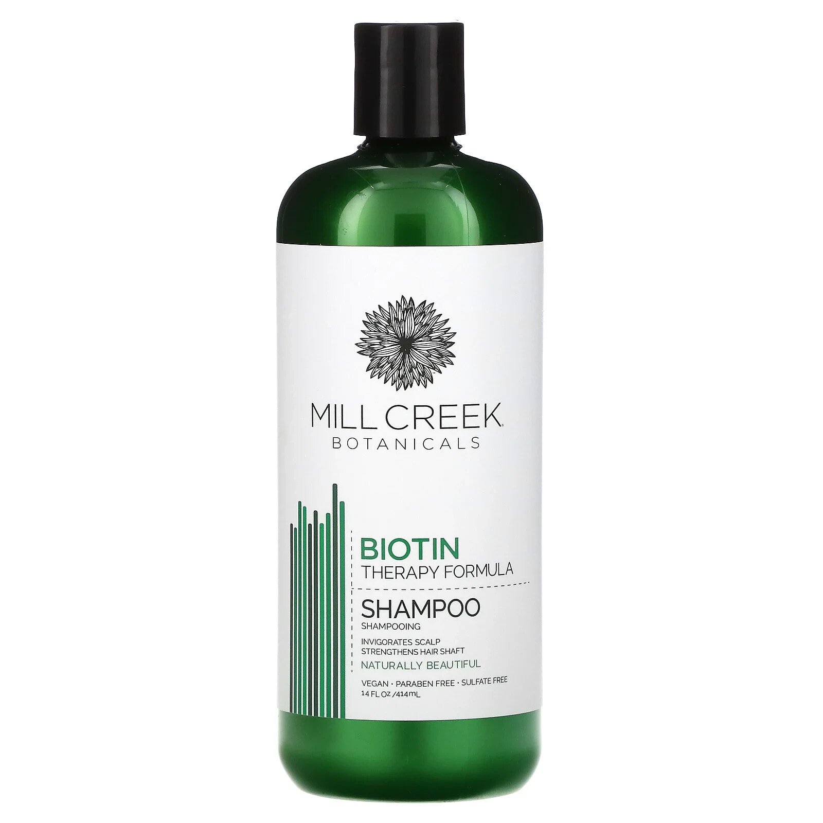 Mill Creek Botanicals Biotin Shampoo Укрепляющий бессульфатный шампунь с биотином 414 мл