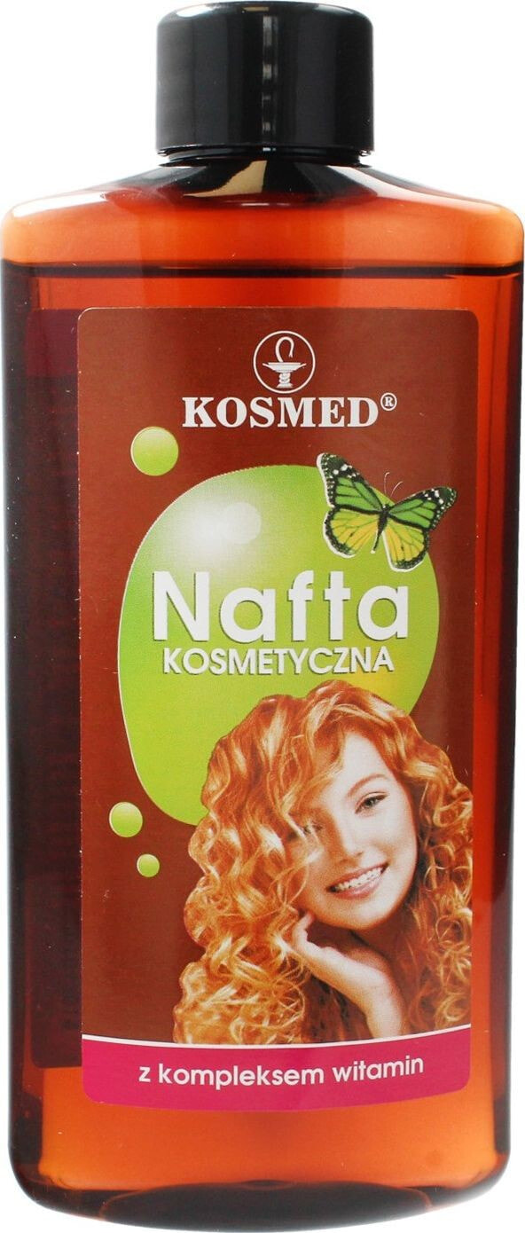 Kosmed Nafta Cosmetic Kerosene with Vitamin Complex  Укрепляющий структуру волос косметический керосин с витаминным комплексом 150 мл