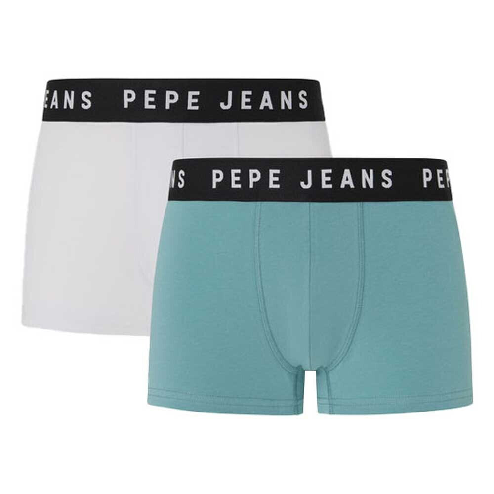 PEPE JEANS Solid Lr Boxer 2 Units