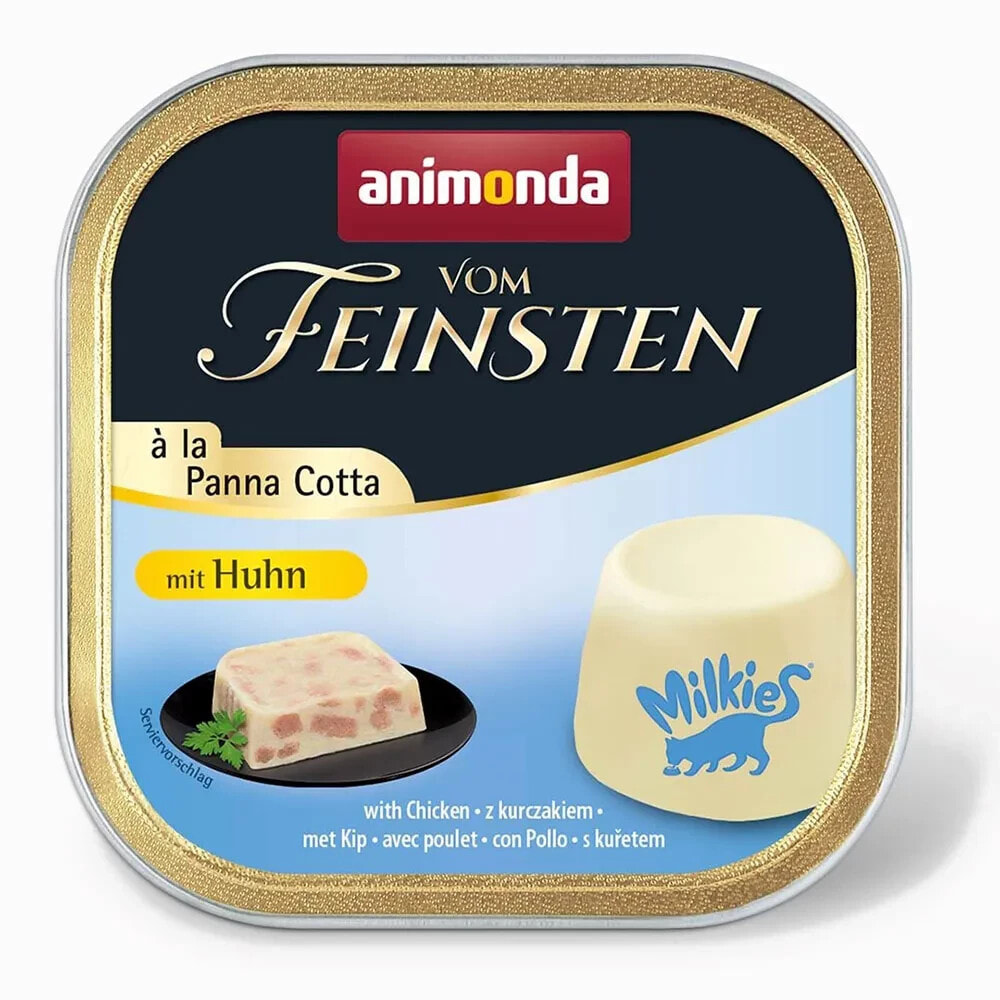 ANIMONDA Vom feinsten panna cotta chicken wet cat food 100g