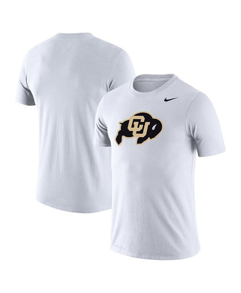 Nike men's White Colorado Buffaloes School Logo Legend Performance T-shirt