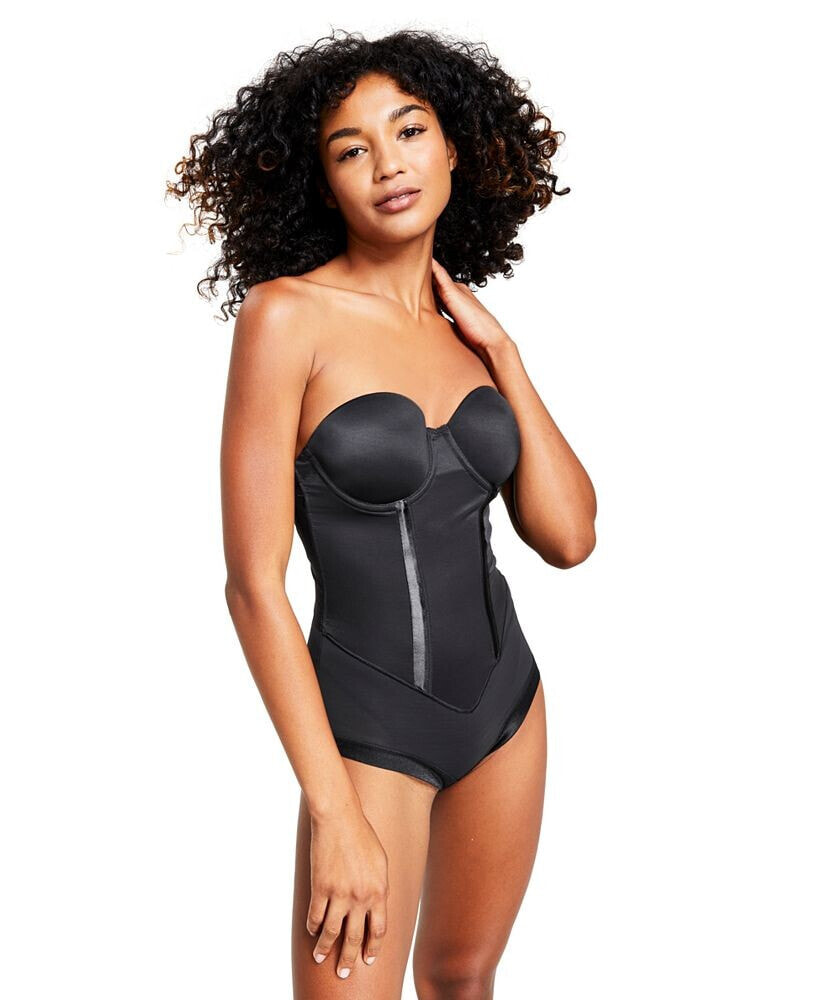 Women's Firm Tummy-Control Easy Up Strapless Bodysuit 1256 MAIDENFORM  Размер: 34DD купить от 9057 рублей в интернет-магазине ,  корректирующее белье для женщин MAIDENFORM