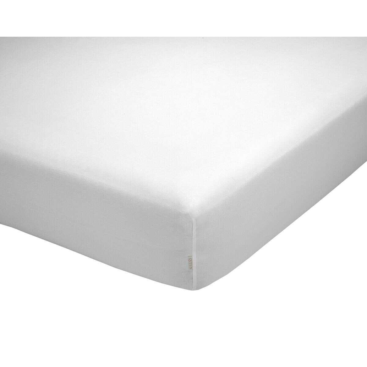 Fitted bottom sheet Alexandra House Living QUTUN White 200 x 200 cm 200 x 1 x 200 cm