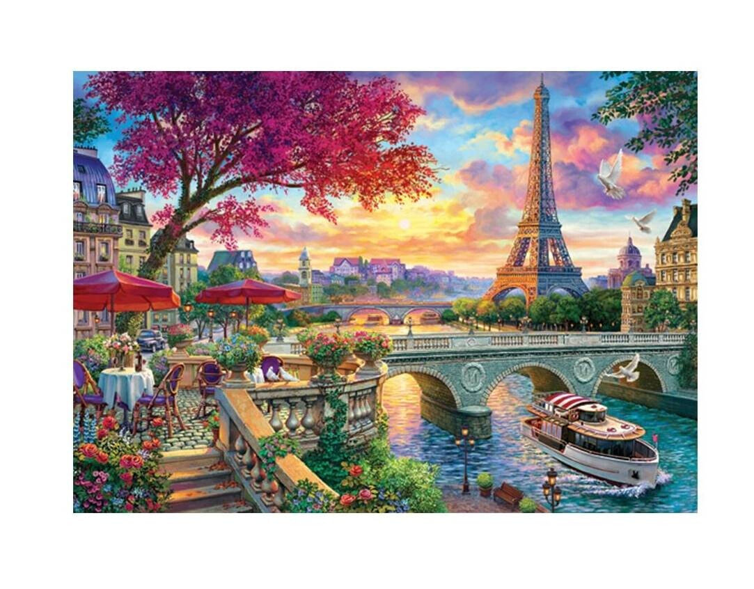 Puzzle Pariser Frühling 3000 Teile