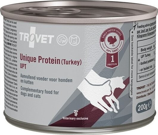 Trovet Trovet Unique Protein UPT Indyk dla psa i kota puszka 200g