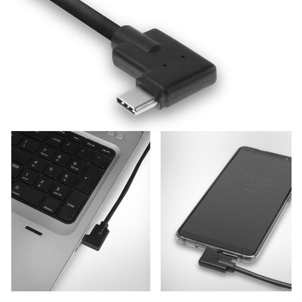 ACT AC7406 USB кабель 1 m USB 3.2 Gen 1 (3.1 Gen 1) USB C Черный