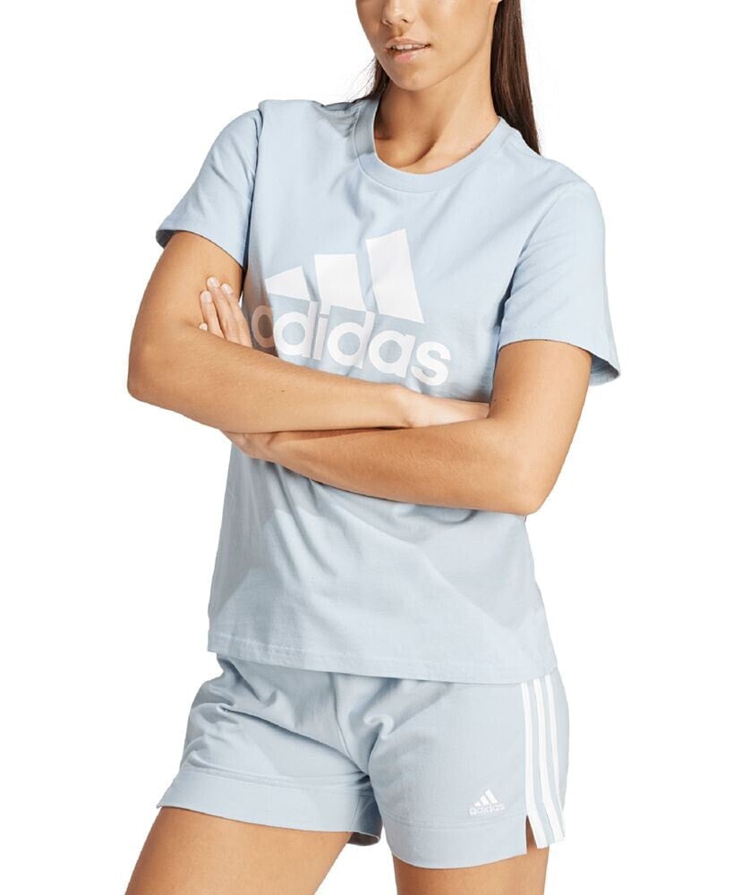 adidas women's Essentials Logo Cotton T-Shirt, XS-4X