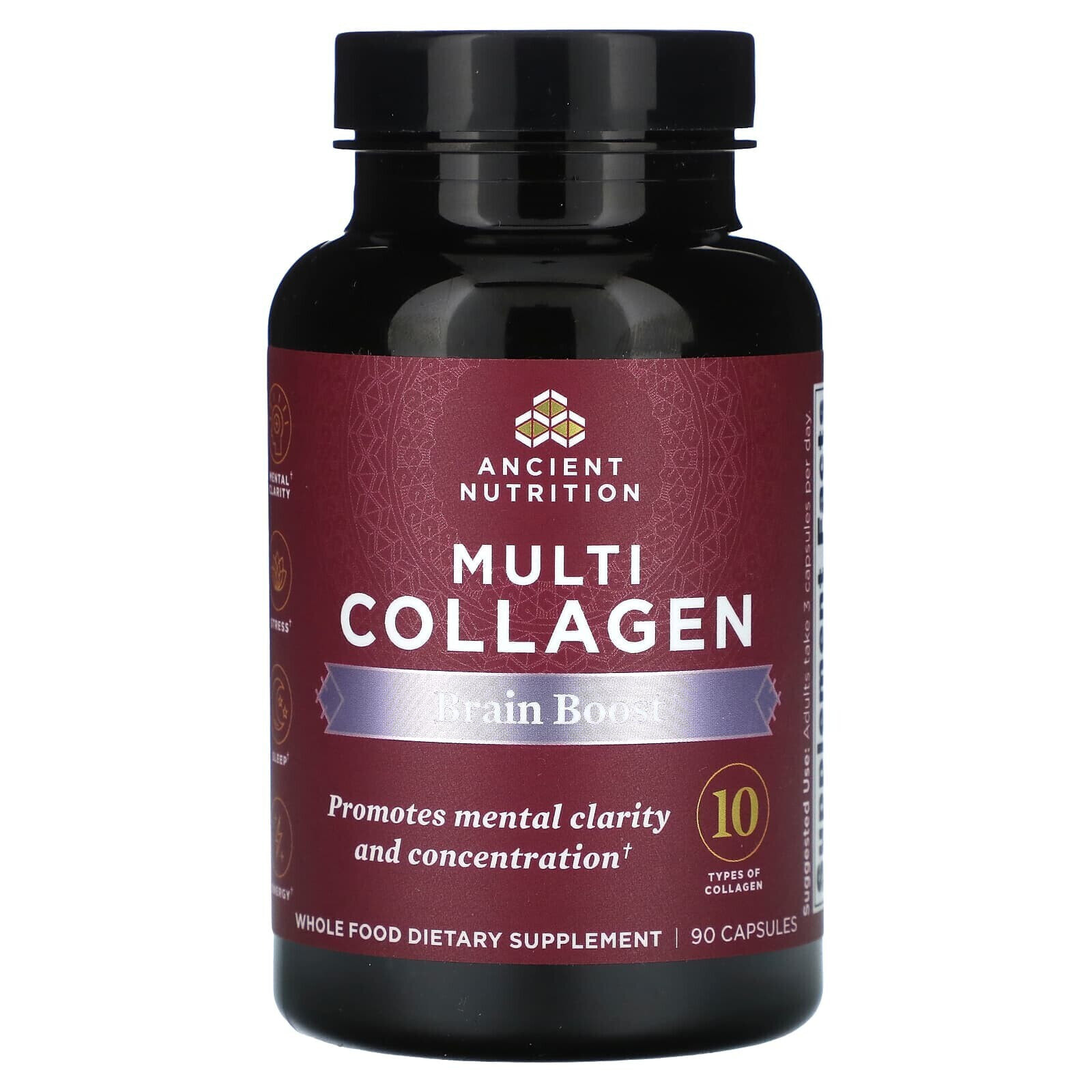 Multi Collagen, Brain Boost, 90 Capsules