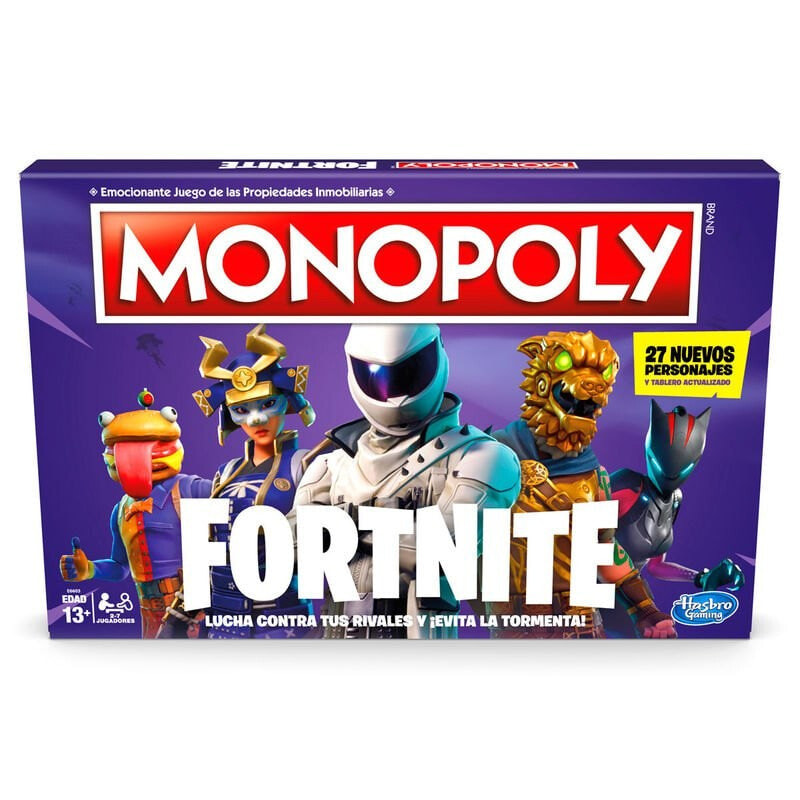 MONOPOLY Fortnite Spanish Board Game