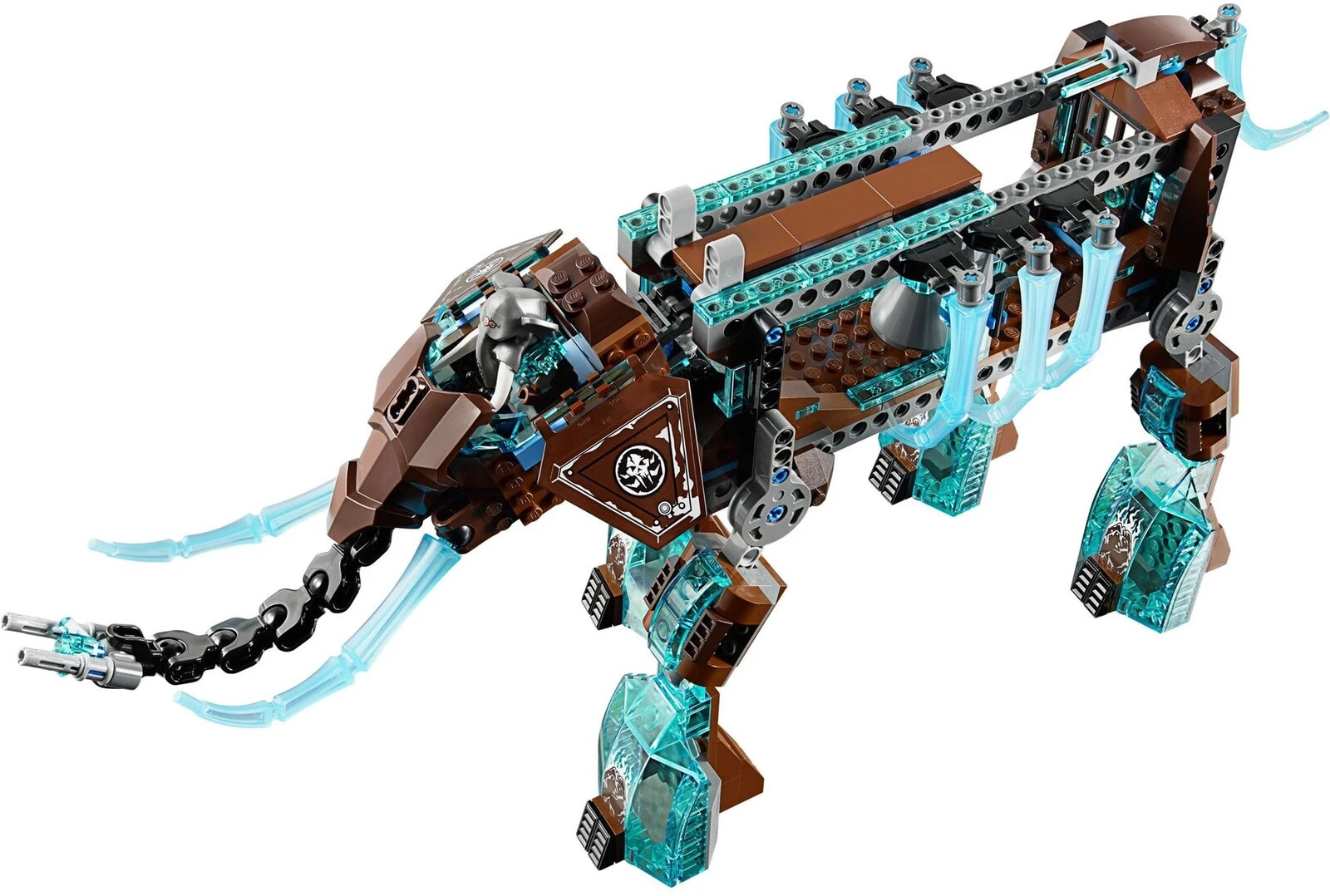 LEGO Elephant Queen's Ice Machine-Made Mammoth Building Blocks 670pcs 70145