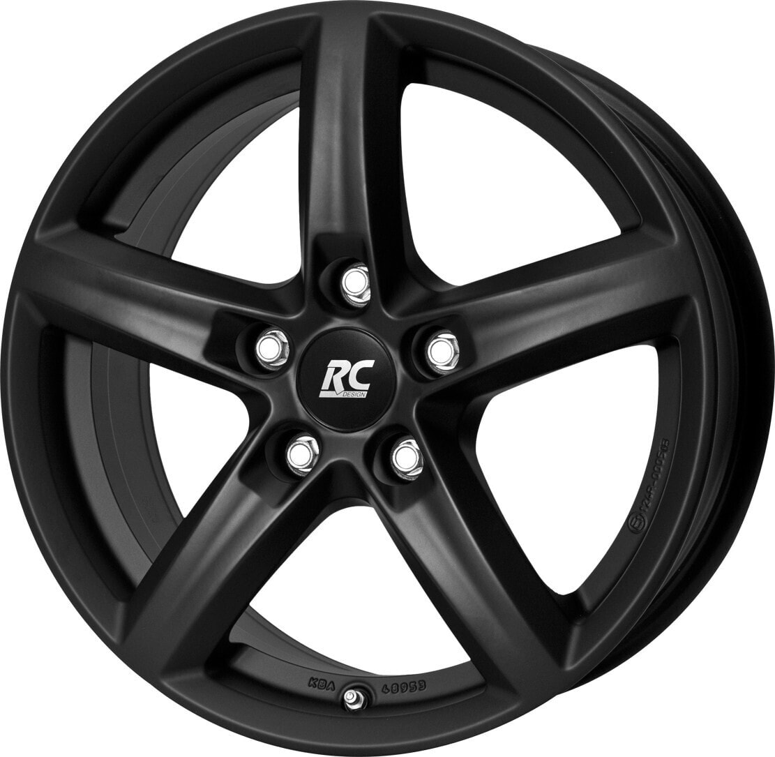 Колесный диск литой RC-Design RC24 schwarz-matt lackiert 6x15 ET40 - LK5/114.3 ML66.1