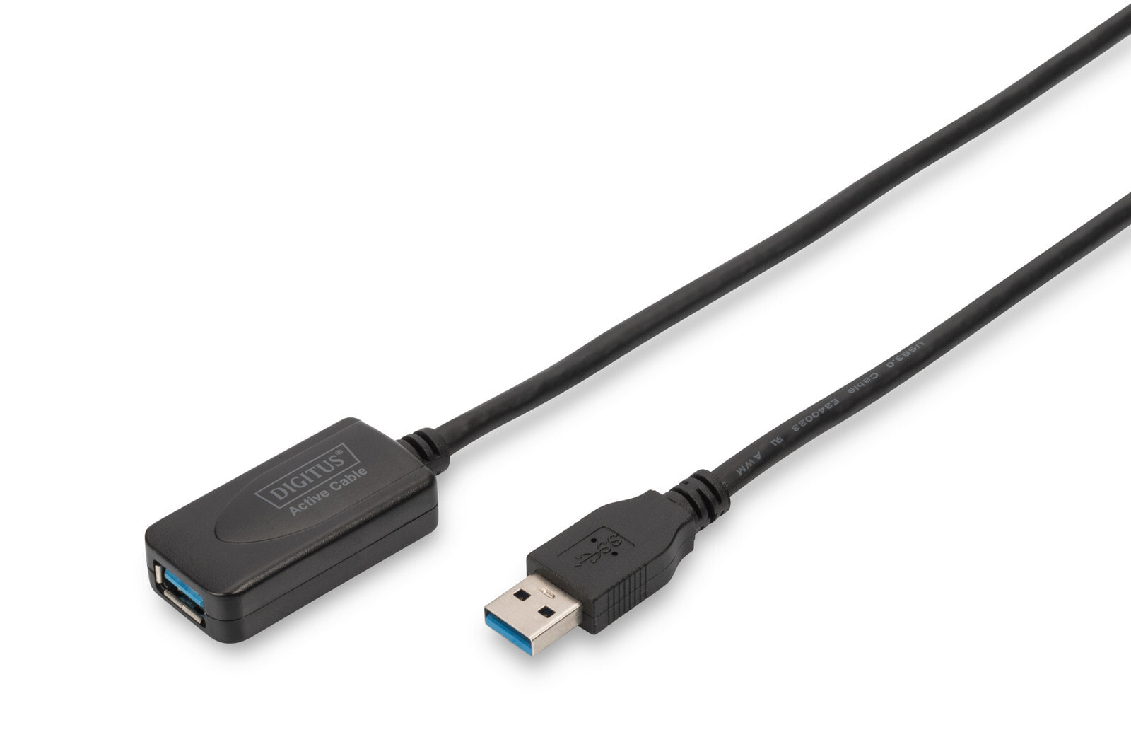 Digitus DA-73104 USB кабель 5 m 3.2 Gen 1 (3.1 Gen 1) USB A Черный