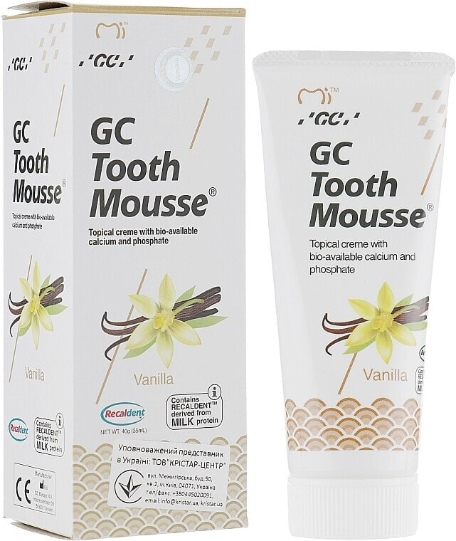 Creme für die Zähne - GC Tooth Mousse Vanilla