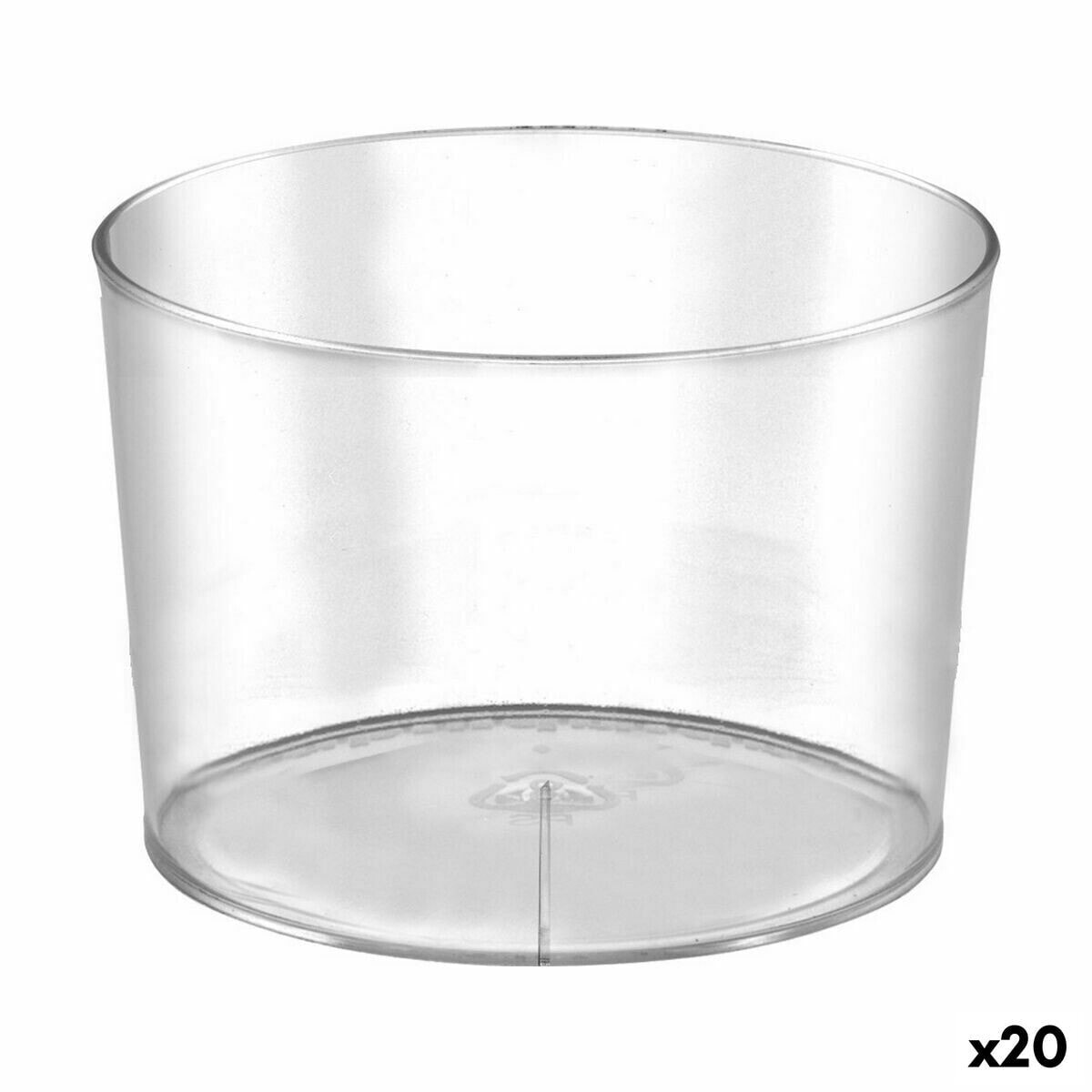 Set of reusable glasses Algon 230 ml Plastic 12 Pieces (20 Units)