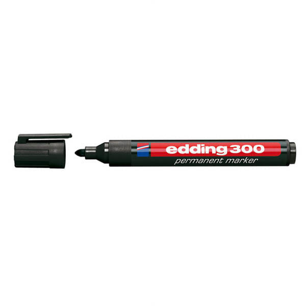 Edding 300 перманентная маркер Черный 10 шт 4-300001