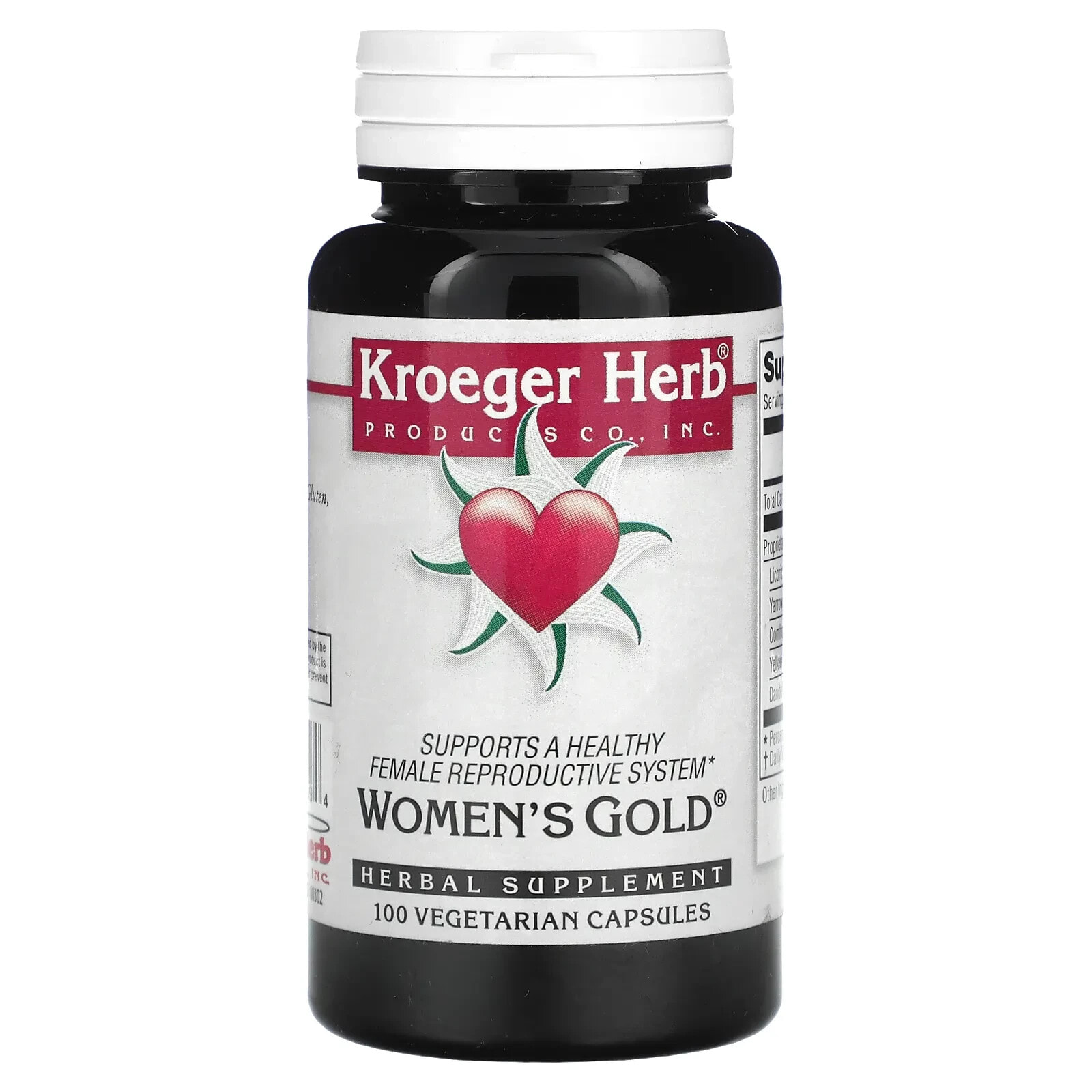 Kroeger Herb Co, Women's Gold, 100 вегетарианских капсул