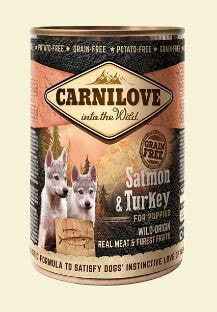 Carnilove Salmon & Turkey For Puppies - 400g
