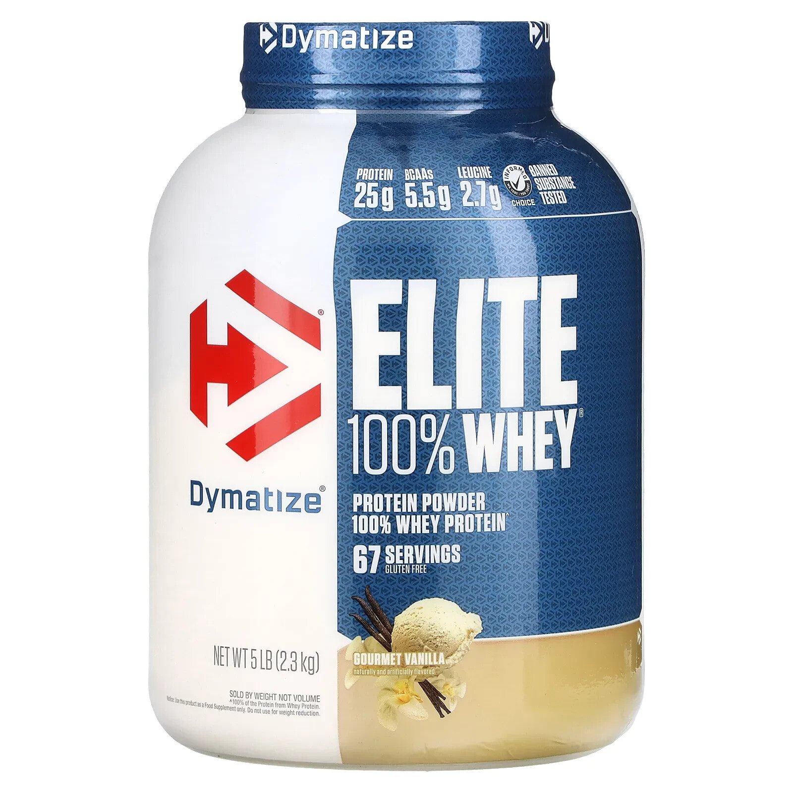 Elite 100% Whey Protein Powder, Rich Chocolate, 2 lbs (907 g)