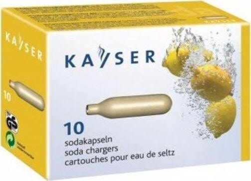 Art C02 carbonator cartridges 10-pack Kayser 7.5g