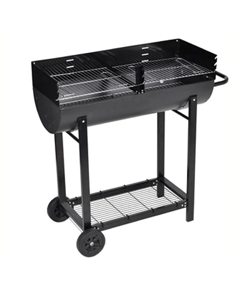 vidaXL charcoal BBQ Bare Grill