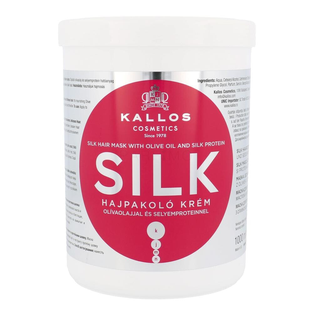 Kallos Cosmetics Silk 1000 ml haarmaske für Frauen