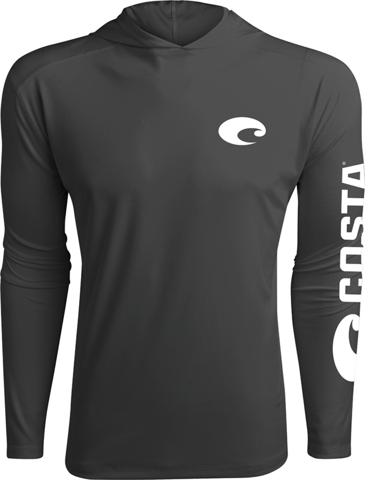 40% Off Costa Technical Performance Fishing Hoodie - Gray - Pick Size-Free Ship