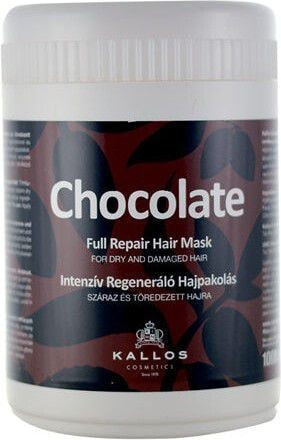 Kallos Chocolate Full Repair Hair Mask Восстанавливающая шоколадная маска для сухих и поврежденных волос 1000 мл
