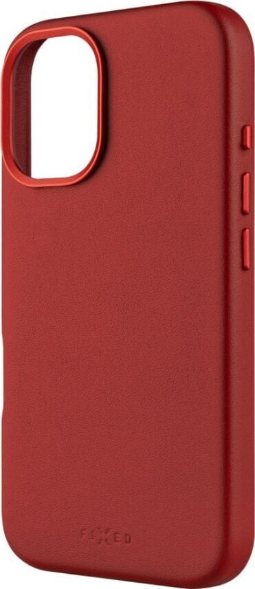 Fixed Fixed MagLeather | Back cover | Apple | iPhone 16 | Leather | Red