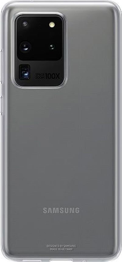 чехол силиконовый прозрачный Samsung S20
