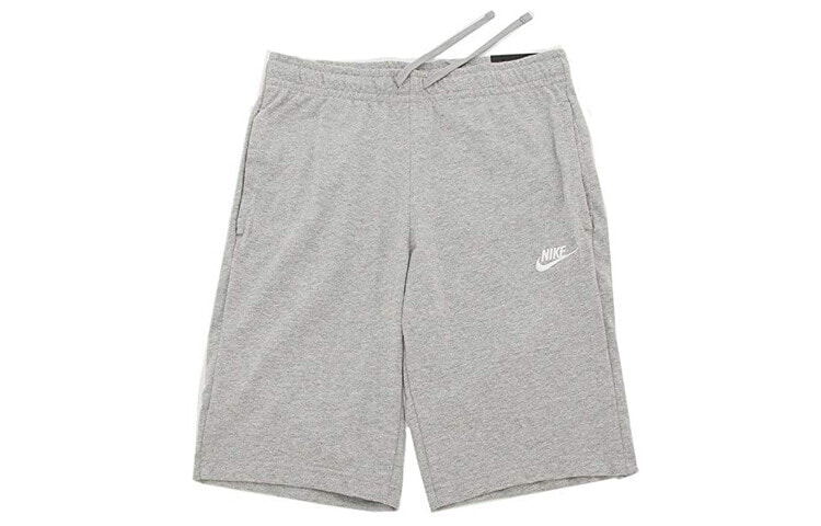 Nike 小Logo针织男子运动短裤五分裤 男款 灰色 / Шорты Nike 804420-063