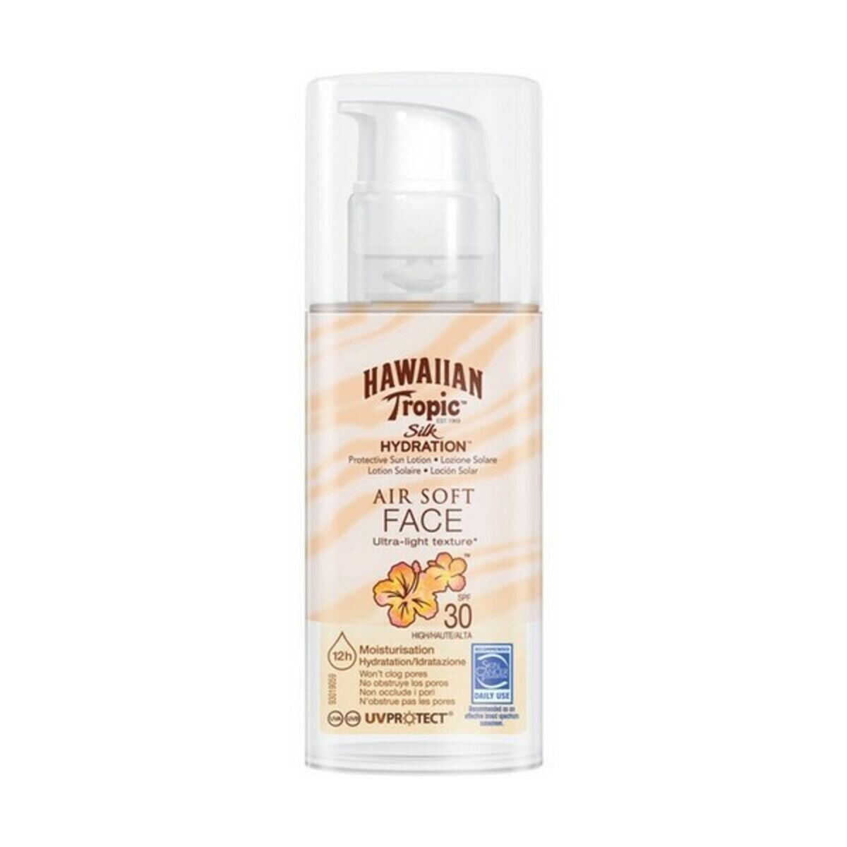 Средство для защиты от солнца для лица Silk Air Soft Hawaiian Tropic Silk Air Soft Face Spf 30 50 ml Spf 30