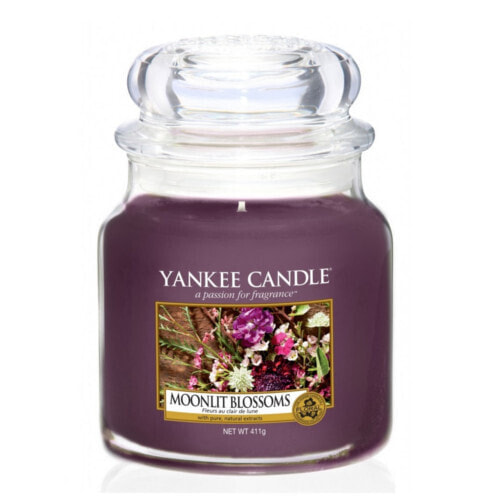 Yankee Candle Aromatic Candle Cherry Moonlit Blossoms Ароматическая свеча с цветочным ароматом 411 г