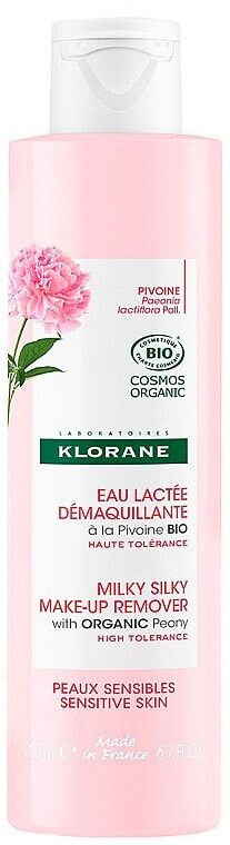 Mizellenwasser - Klorane Milky Silky Make-Up Remover With Organic Peony