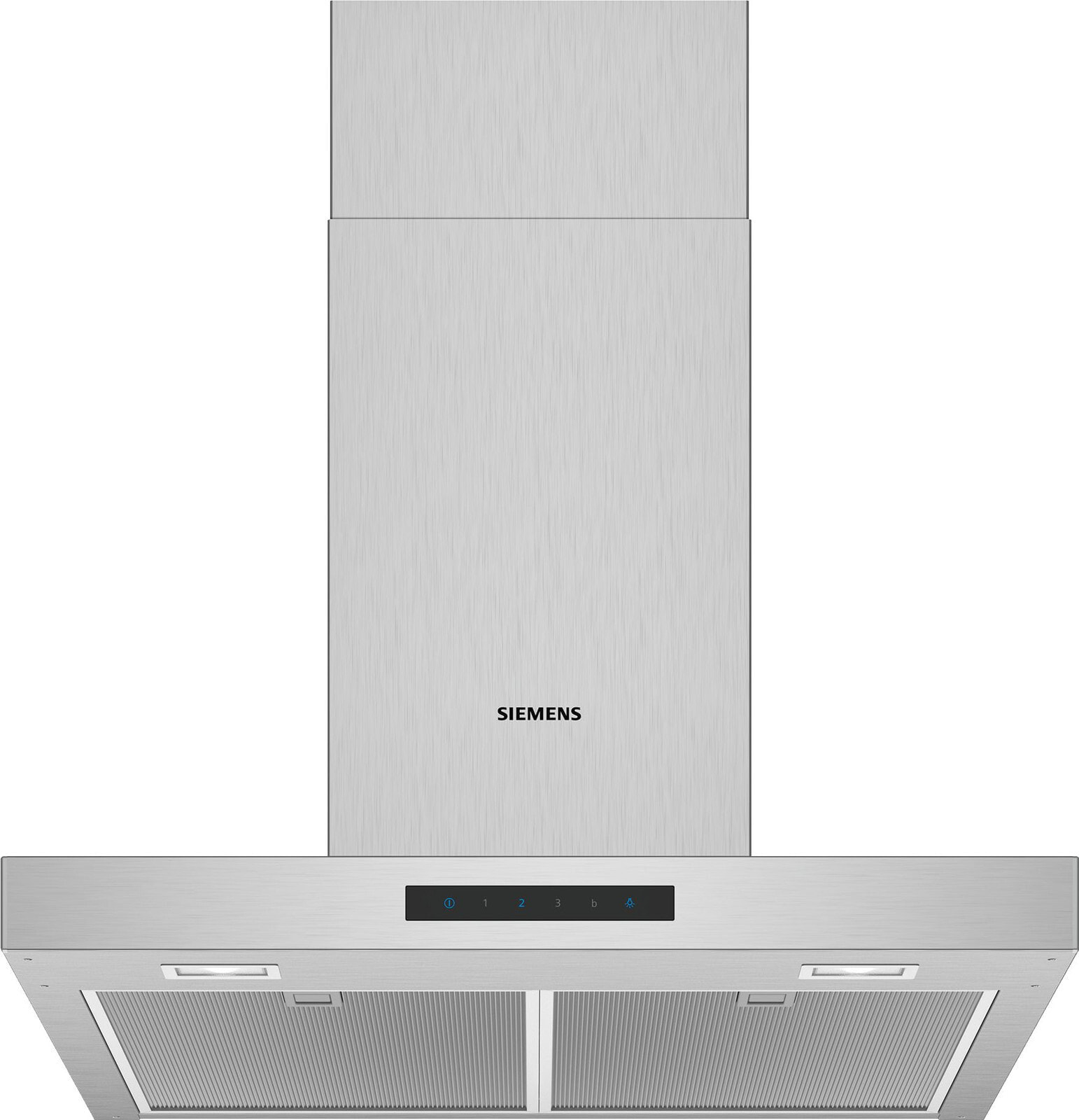 Siemens iQ300 LC66BBM50 кухонная вытяжка 580 m³/h Настенный монтаж Нержавеющая сталь A