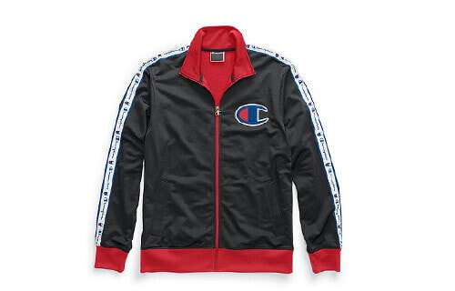 Champion 运动夹克 美版 男女同款 黑色 / Куртка Champion V3377-3 Trendy_Clothing Featured_Jacket